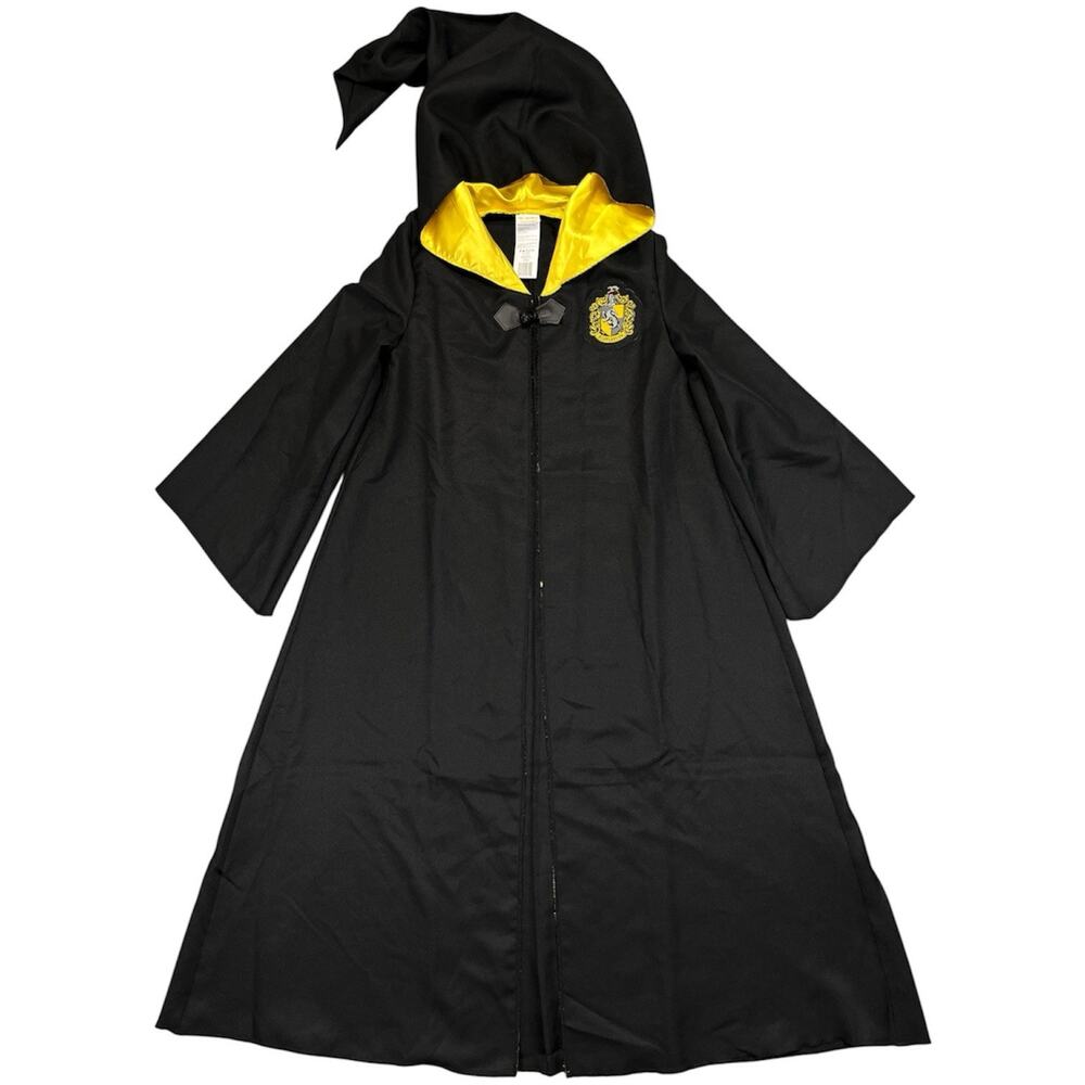 Harry Potter Hufflepuff Robe Youth L 10-12 Costume Halloween Hood